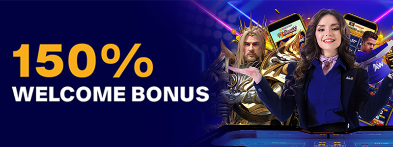 AW8 – 150% WELCOME BONUS