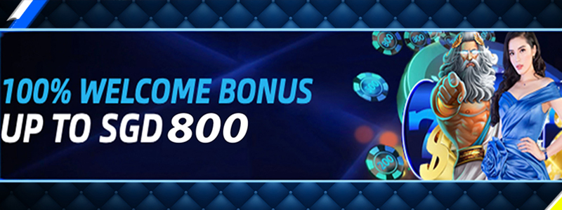 WCLUB365SG – 100% WELCOME BONUS UP TO SGD 800
